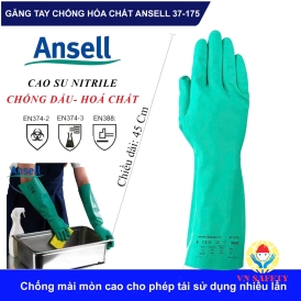 Găng tay chống hoá chất Ansell 37-185