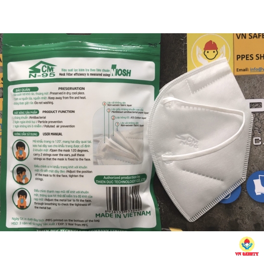 KHẨU TRANG LỌC BỤI SCM 4 MÀNG LỌC